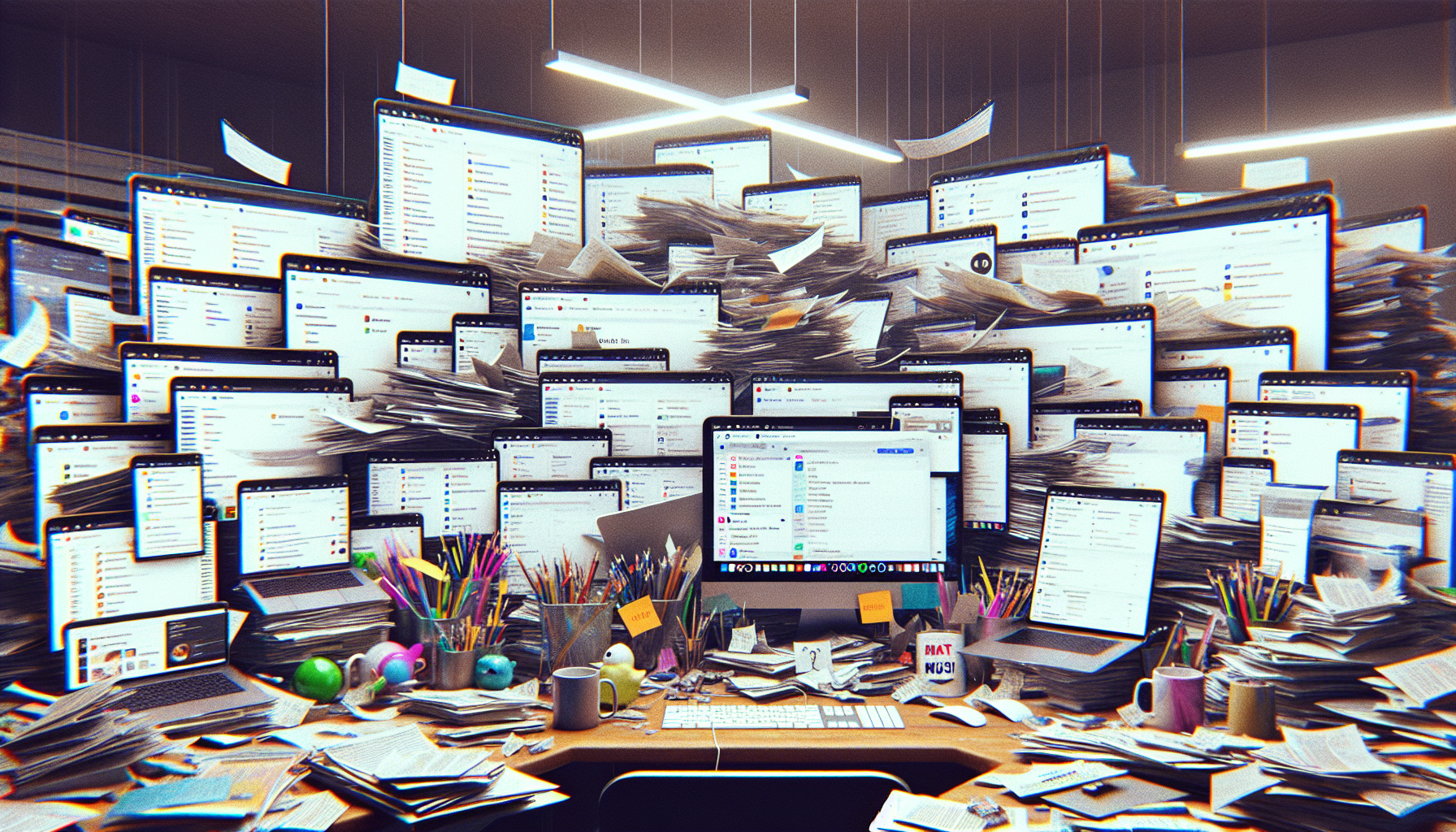 Mental Overload: Navigating 47 Open Tabs